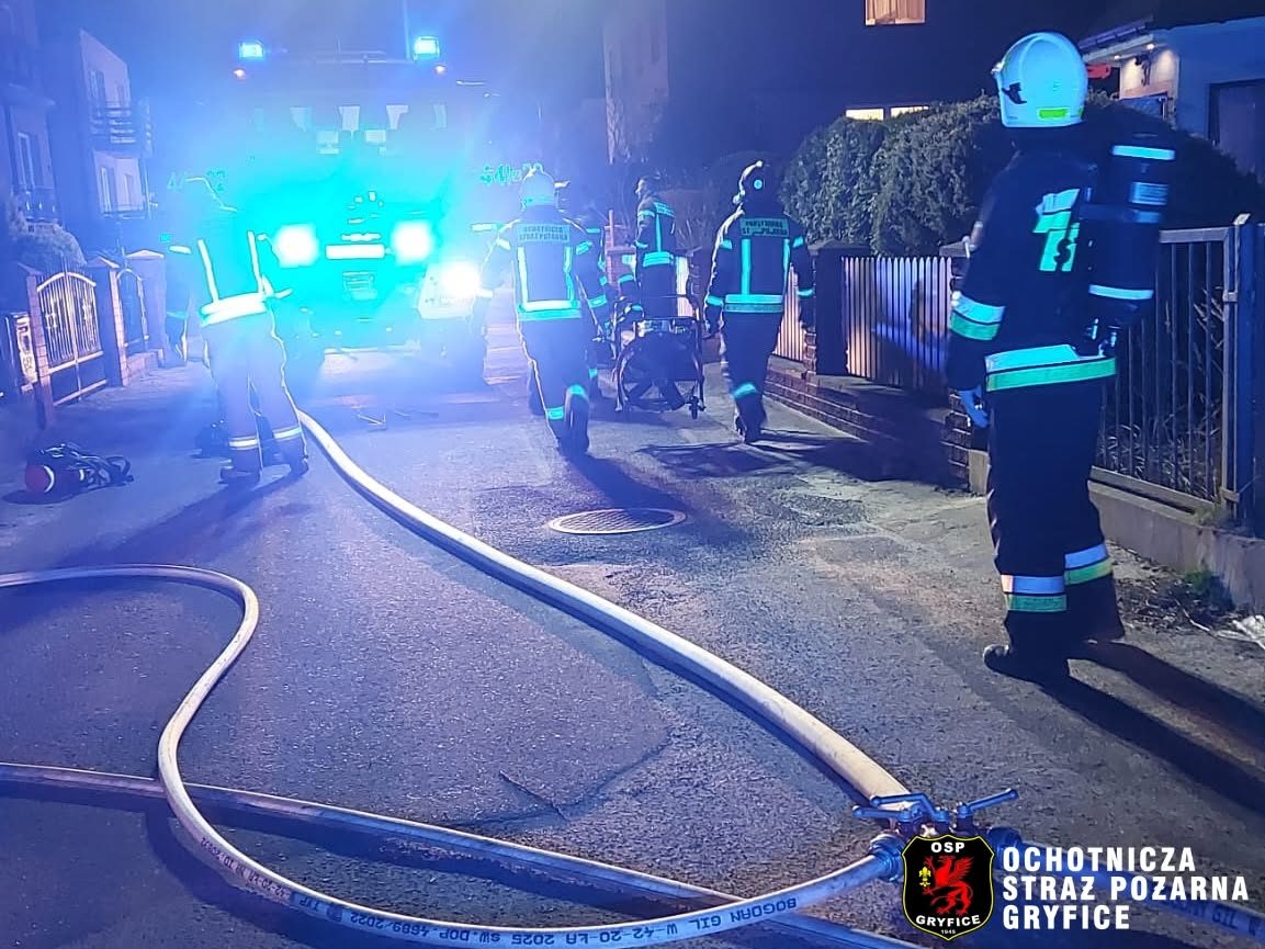 Pożar mieszkania przy ulicy Gdyńskiej