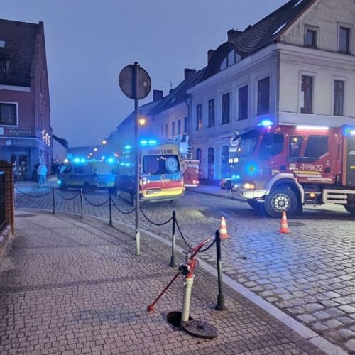 Pożar mieszkania przy ul. Niepodległości