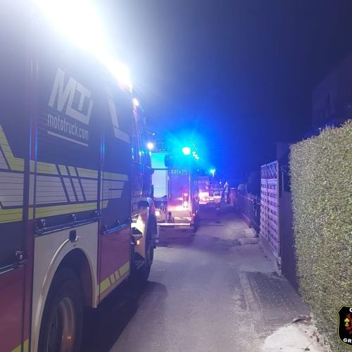 Pożar mieszkania przy ulicy Gdyńskiej